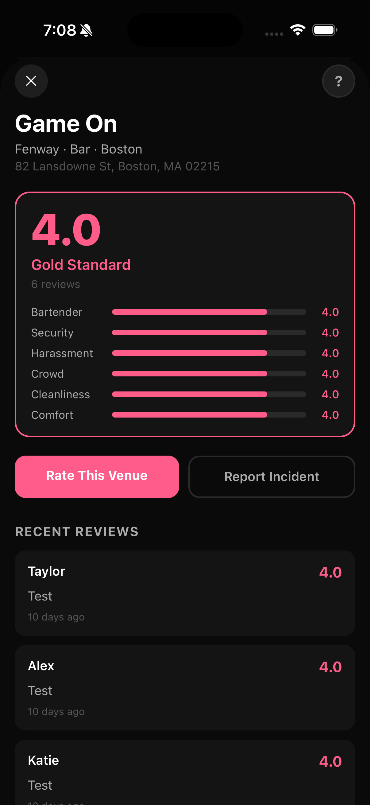 Venue Profile